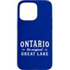 True North Lake Country Custodia per iPhone 15 Pro Max Ontario L'orgoglio canadese originale del Grande Lago