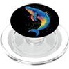 Balene divertenti per gli amanti delle i Balena Blu Canzone della Balena Diver Oceano Balena Blu PopSockets PopGrip per MagSafe