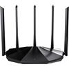 Tenda WiFi 6 AX1500 Smart WiFi, Router WiFi 6 Dual Band, 5 antenne ad alto guadagno 6dBi, 3 porte LAN Gigabit, WPA3+OFDMA+MU-MIMO, RX2Pro (nero)