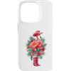 Pink Flamingo Western Tropical Cowgirl S Custodia per iPhone 14 Pro Fenicottero rosa occidentale tropicale uccello cowgirl stile