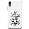 Funny Halloween Duck Custodia per iPhone XR Boo Goose Halloween Pumpkin Funny Duck Jack O Lantern