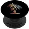 Tropical Beach Apparel for Palm Tree Lov Palme vintage retrò tropicale spiaggia uomo donna PopSockets PopGrip Adesivo