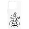 Funny Halloween Duck Custodia per iPhone 15 Pro Boo Goose Halloween Pumpkin Funny Duck Jack O Lantern