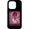 Halloween Glam Retro Vintage Comics Pop Custodia per iPhone 15 Pro Dialisi Demon Tech Nefrologia Emodialisi Spooky Devil