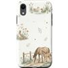 Cozy Countryside Farm Life Design Studio Custodia per iPhone XR Cottagecore Western Farmhouse Country Horse Puledro Art