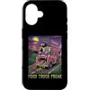 Halloween Glam Retro Vintage Comics Pop Custodia per iPhone 16 Food Truck Freak Mostro Spettrale Spaventoso Infestato Horror