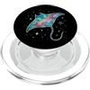 Mantaray Subacqueo Oceano Spazio Manta Ray Galassia PopSockets PopGrip per MagSafe