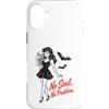 Halloween Pin-up Girl Custodia per iPhone 16 Plus No Soul No Problem Gothic Pin Up Skeleton Halloween