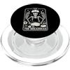 Halloween Skeleton Tarot Card Skeleton Baker Tarot Card Gothic Baking Lover Bread Maker PopSockets PopGrip per MagSafe