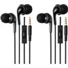 Amazon Basics, Auricolari con Filo e Microfono, Auricolari In-Ear, Jack da 3.5mm, Confezione da 2