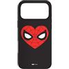 Marvel Custodia per iPhone 17 Pro Max Marvel Spider-Man - Maschera a forma di cuore per San Valentino