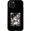 TOKYO WAVES Creepy Horror Anima Manga Ae Custodia per iPhone 11 Pro Horror Anime Goth Girl Oni Maschera Raccapricciante giapponese Horror Manga
