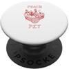 Peach Pit Fruit Tee - Esclusiva Amazon PopSockets PopGrip Adesivo