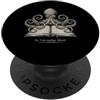Funny Octopus Reading Book Lover Humor Sir I Am Reading Funny Octopus Book Lover Citazione PopSockets PopGrip Adesivo