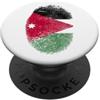 Countries National Flags Jordan Flag Fingerprint Orgoglioso Giordano Uomini Donne Bambini DNA PopSockets PopGrip Adesivo