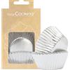 ScrapCooking 5066 - Set di 48 pirottini argentati per cupcake e muffin - Decorazioni - Scatole di carta per pasticceria, colore: argento, effetto metallizzato