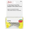 Dritz Spille Piatte a Forma di Fiore, Misura 32, 50 Pezzi, Giallo, 1