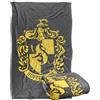 LOGOVISION Harry Potter Hufflepuff Crest Coperta super morbida al tatto setoso - 91 x 147 cm
