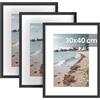 SONGMICS Cornici per Foto, Set di 3, 42 x 32 x 1,5 cm