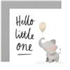 Old English Company Old English Co. Hello Little One Elephant New Baby Card per genitori - Simpatiche congratulazioni per neonata o neonata | Gender Neutral Design per New Mummia e papà | Interno vuoto e busta inclusa