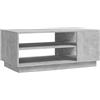 vidaXL Tavolino da Salotto Grigio Cemento 102x55x43 cm in Truciolato