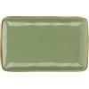 ROSE & TULIPANI MILANO ROSE E TULIPANI VASSOIO RETTANGOLARE 20X13CM LINEA CONCERTO VERDE OLIVA