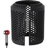 BaZuyunMd 1 tappo filtro esterno, adatto per Dyson Föhn accessori copertura filtro compatibile con Dyson phon HD01, HD03, HD08, HD15, nylon, nero, per la protezione del dispositivo