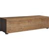 MB Muebles Bonitos, Mobile TV con piedini Aitana M1, Soggiorno Moderno, Rovere, 120x40x32cm