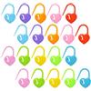 TEHAUX Marcatori Uncinetto Cuore Colorati Marcatori per Lavori Maglia Accessori per Cucito e Fai Te Comodi e Leggeri Ottimi per Segnare Punti di e Fine