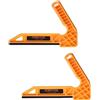 POWERTEC 71338 - Bastone in plastica a L, strumenti a spinta per la lavorazione del legno, confezione da 2 (brevetto in attesa di brevetto)