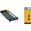 Fellowes 5412701 Taglierina Per Foto Neutrino, Capacita 5 Fogli, Formato A5 & 5411401 Lame Taglio Dritto Per Taglierine, 2 Pezzi