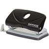 OFFICER PRODUCTS 18051111-05 perforatrice, fino a 10 fogli, meccanismo e alloggiamento in metallo, braccio in plastica (ABS), colore: nero, tappo in plastica antiscivolo per la base