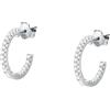 Morellato Orecchini a Cerchio da Donna in Argento 925‰, Zirconi, Collezione Tesori - SAIW146