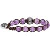 Generico Bracciale Tamashii Originale Tibetano BHS1100-201 in Giada Lavanda Naturale con Ruota della Preghiera in Argento 925 - Unisex, Regolabile, Gioiello per Serenità e Spiritualità