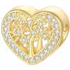 BIZK Ciondolo per bracciale in argento Sterling 925, per braccialetti e collane europei