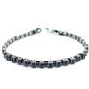 Spadarella Gioielli SPADARELLA BRACCIALE IN ARGENTO CON PIETRE NATURALI E ZIRCONI NERI/ linea Hollywood Dreams SPBR524 UOMO 19,50CM