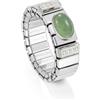Nomination Xte Anello Donna Acciaio con Cubic Zirconia | Anello estensibile in acciaio con Cubic Zirconia e pietra colorata. Elegante, luminoso e comodo da indossare ogni giorno.