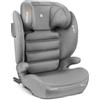 Kikka Boo KikkaBoo Seggiolino Auto 15-36 kg ISOFIX i-TRACK, Gruppo 2-3 da 3.5 a 12 Anni, i-Size, Protezione Laterale SPS, Poggiatesta Regolabile 12 Posizioni, Grigio chiaro