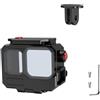 ECMQS Robusta valigetta subacquea in alluminio per fotocamere subacquee, ZS53633 | Simun di ossidazione con tasti di controllo esterni per immersioni, immersioni e snorkeling, piano di ventilazione termica