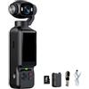 Generic Action Camera Display con Obiettivo Rotante, Ricarica Tipo-C, Nero | Fotocamera portatile 1080P con ricarica di tipo C per vlog quotidiani, uso in viaggio in bicicletta e video all'aperto