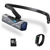 ORDRO Videocamera Vlogging EP7 4K 30fps UHD FPV Videocamera con stabilizzatore cardanico incorporato Messa a fuoco automatica, telecomando e scheda MicroSD da 64 GB