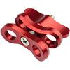 KJHKF Stabilizzatore per vassoio in alluminio a doppia maniglia con morsetto a sfera Sunyifan Dual Ba Sunyifan Foro chiuso Staffa per fotocamera subacquea Staffa per torcia a molla in alluminio CNC
