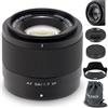 VILTROX 56mm F1.7 XF-Mount APS-C Obiettivo autofocus ad ampia apertura per Fujifilm Fuji X-Mount fotocamera X-E3 X-E4 X-H1 X-PRO2 X-PRO3 X-T1 X-T2 X-T3 X-T4 X -T20 X-T30 X-T30II X-T200 X-S10 X-H2
