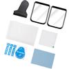 ECMQS Fotocamera specifica per modello, pellicola morbida composita, 2 set | Copertura trasparente con vestibilità arrotondata, cura dei graffi, salviette preparatorie, linguette di guida
