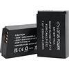 LOTUS POWER Batteria Ricambio LPE12, Batterie Ricaricabile agli Ioni di Litio da 1250 mAh 7,4 V LP-E12 per Canon EOS M10 / EOS M2 / EOS M50 / EOS 100D / EOS Kiss X7 / PowerShot SX70 HS (2 Batterie)