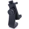 Risveglio per 360 rotazione del supporto del telefono cellulare treppiede, regolabile ABS Smartphone adattatore di montaggio compatibile con per iPhone, per supporto da viaggio compatto nero 7x4x2cm