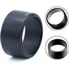 Risveglio Paraluce nero -71II compatibile con EF 50mm per f/1.4 USM, accessorio in plastica leggera per riduzione dell'abbagliamento e protezione