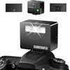 CAMEDAFLX CF1 - Mini flash in alluminio GN15, 7 livelli di potenza hot shoe mini flash per Ricoh GR3/Canon/Nikon/Sony ZV-1/Fuji/Mini flash manuale per fotocamera digitale a pellicola/fotocamere DSLR