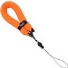ECMQS Cinghia galleggiante per fotocamere subacquee con sicurezza, #ff6600, B
