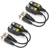 CFTGIW Cavo per Trasmettitore a Doppino Intrecciato Maschio 2 Paia 8MP HD CVI/AHD/TVI/CVBS La Bobina BNC Aumenta Il Trasmettitore a Doppino Intrecciato Cavo Maschio BNC Twistato